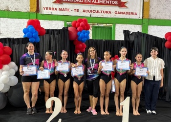 Gimnasia artística: dos equipos de Apóstoles clasificaron a los Juegos Nacionales Evita
