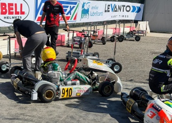 El obereño Nicolás Huta inició su participación en la Superfinal de la Rok Cup en Italia