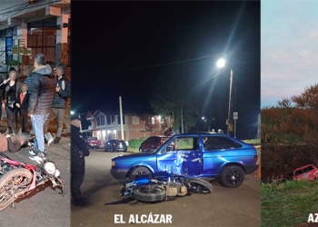 Tres siniestros viales dejaron heridos en Posadas, El Alcázar y Azara