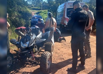 Una adolescente se cayó de un cuatriciclo y fue pisada por otro conducido por un niño