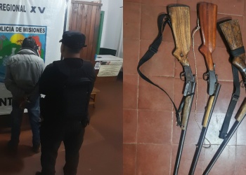 Amenazó con machetear a su vecina y en su casa tenía tres armas: fue detenido