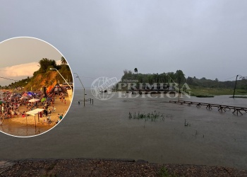 La crecida del río Paraná en las costas de Ituzaingó: ¿Habrá playas este verano?