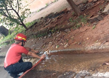 Ante el riesgo de anegamientos, comenzaron a limpiar desagües en escuelas de Misiones