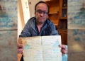 Agobiado por la economía, ofrece a la venta una carta de Malvinas