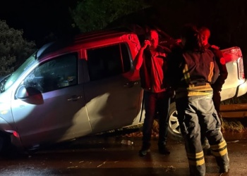 Oberá: despistó con una Amarok en la ruta 14 y sufrió lesiones