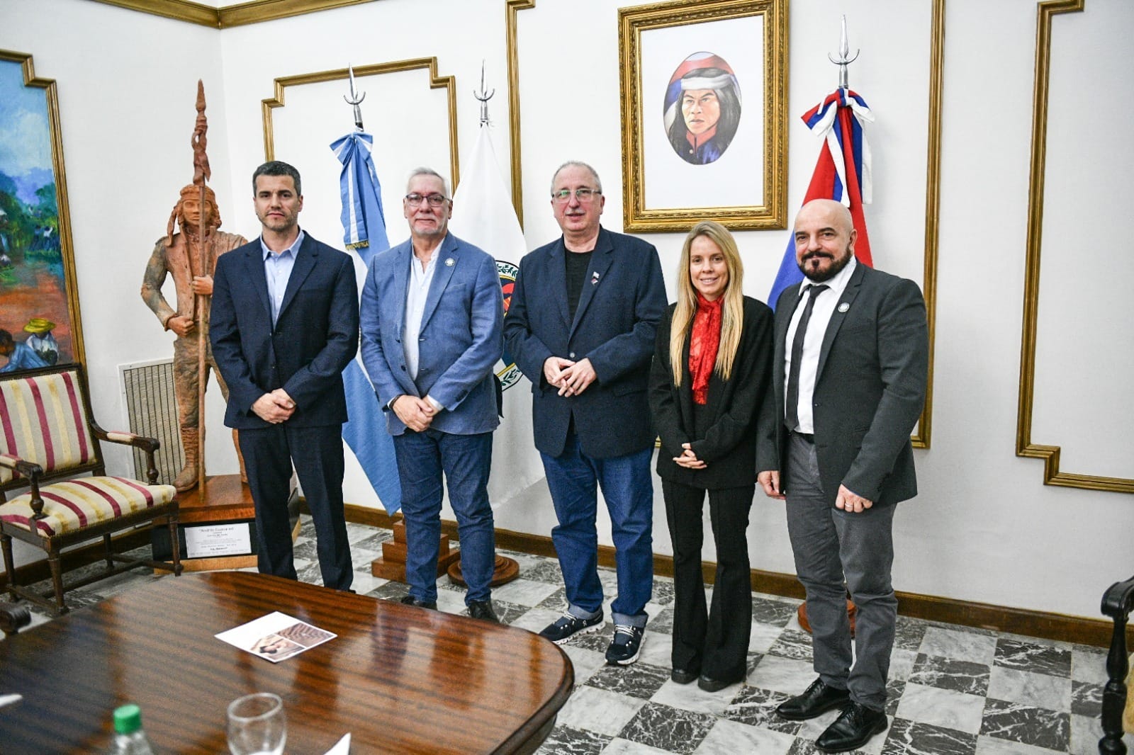 Hugo Passalacqua recibió a jueces de COPAJU
