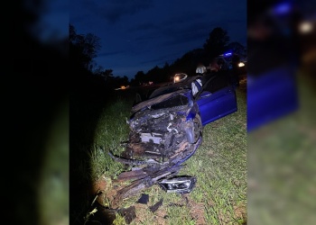 Un despiste sobre la Ruta 14 dejó un fallecido y una mujer lesionada en San Vicente