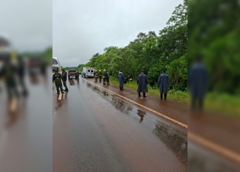 Las intensas lluvias provocaron tres despistes en rutas de Misiones y dejaron dos heridos