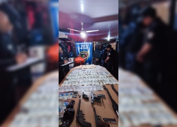 Allanaron una vivienda en San Vicente y detuvieron a padre e hijo por armas y drogas