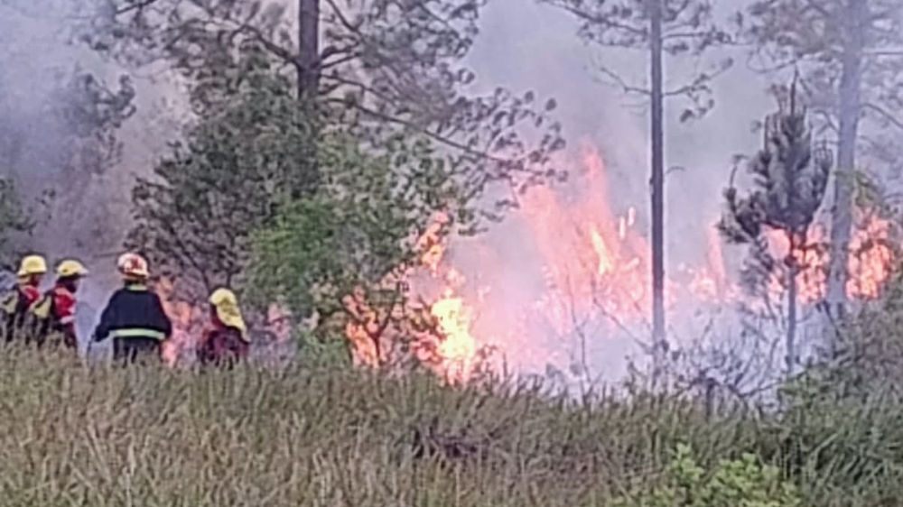 Incendio en Teyú Cuaré