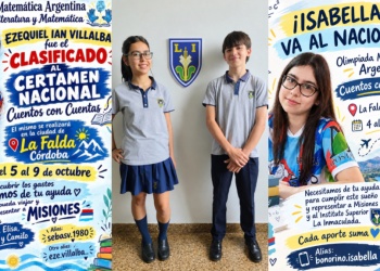 Estudiantes de Apóstoles buscan ayuda para viajar al Nacional de Literatura y Matemática
