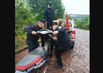 Puerto Piray: vecinos lo denunciaron por ruidos molestos y le secuestraron la moto con escape libre