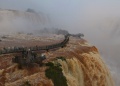 Crecida del río Iguazú: desmontan pasarelas en el lado brasileño de Cataratas