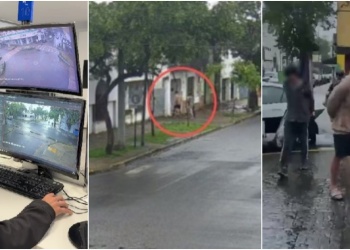 Aprovechaban las lluvias para recorrer comercios e intentar ingresar a hogares