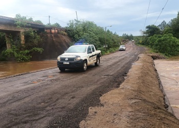Reabrieron el paso sobre el arroyo Tabay y se normalizó la circulación por la ruta provincial 7