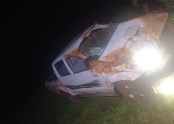 Despistó con su camioneta y sufrió fracturas en dos vértebras cervicales