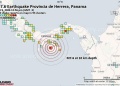 Un terremoto de magnitud 7,6 sacudió Panamá y activó la evaluación de posibles tsunamis