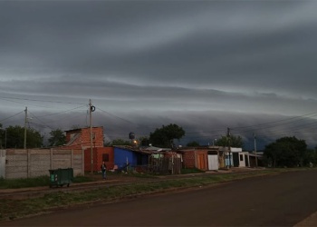 El SMN emitió un aviso por tormentas fuertes y posible granizo para cinco departamentos de Misiones