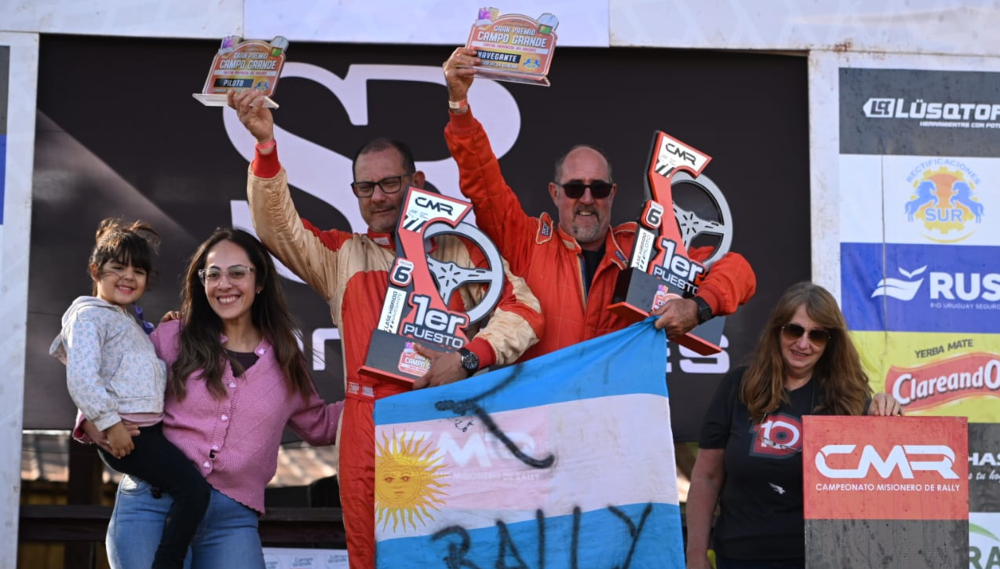 Vidal Rodríguez y Sugasti, campeones en Campo Grande